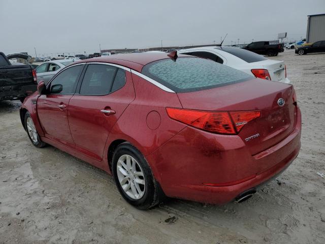 5XXGM4A71CG007094 - 2012 KIA OPTIMA LX RED photo 2