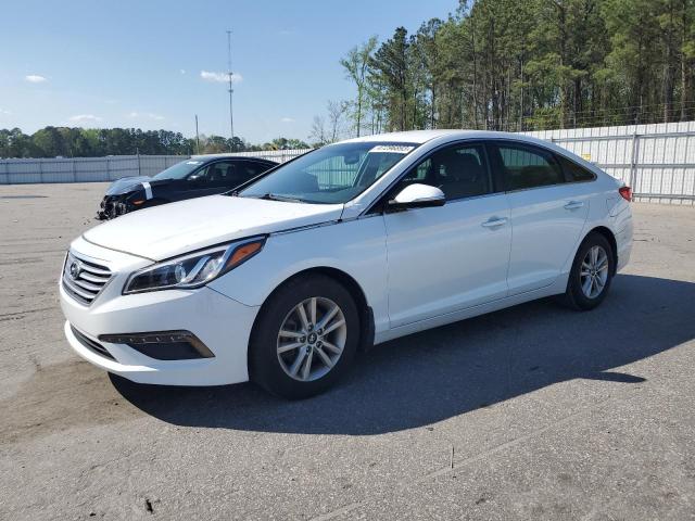 5NPE24AA3FH139212 - 2015 HYUNDAI SONATA ECO WHITE photo 1