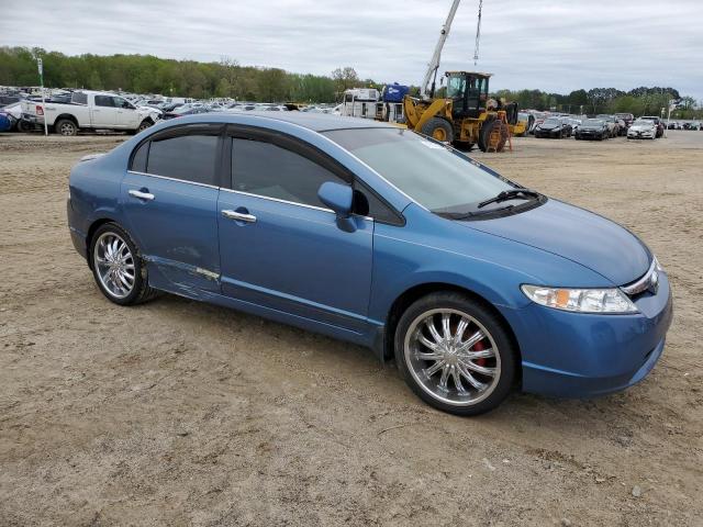 1HGFA16546L057505 - 2006 HONDA CIVIC LX BLUE photo 4