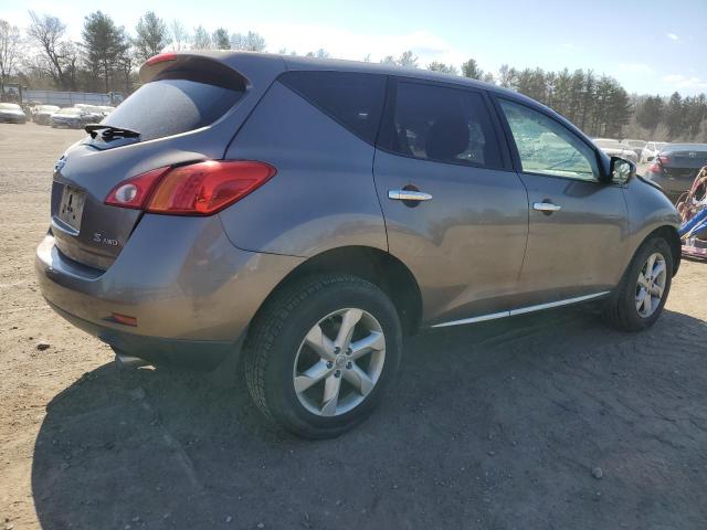 JN8AZ18W59W207359 - 2009 NISSAN MURANO S TAN photo 3