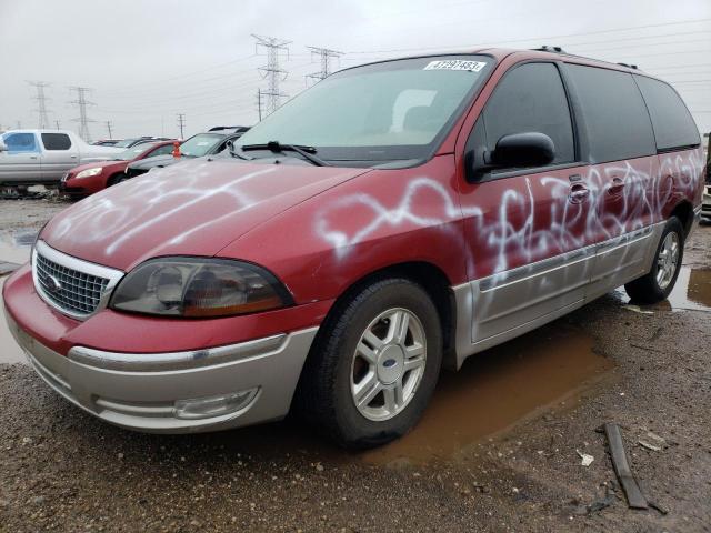 2FMZA53412BA47857 - 2002 FORD WINDSTAR SEL BURGUNDY photo 1