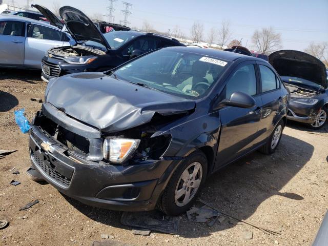 1G1JA5SH3E4209694 - 2014 CHEVROLET SONIC LS BLACK photo 1
