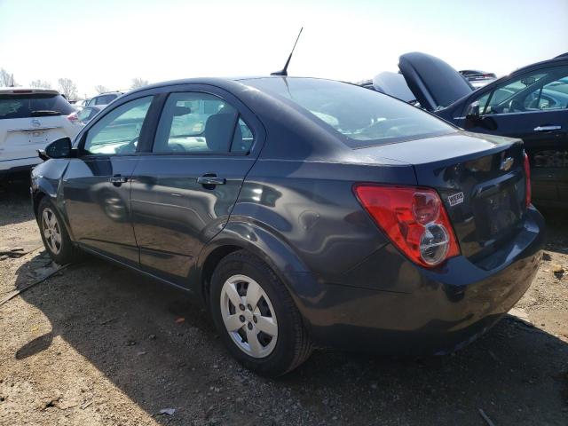 1G1JA5SH3E4209694 - 2014 CHEVROLET SONIC LS BLACK photo 2