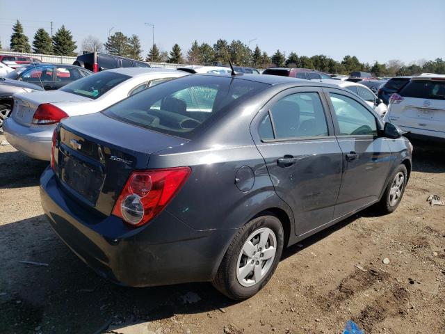 1G1JA5SH3E4209694 - 2014 CHEVROLET SONIC LS BLACK photo 3