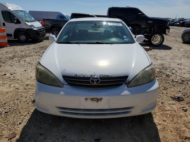 4T1BE32K33U217142 - 2003 TOYOTA CAMRY LE WHITE photo 5