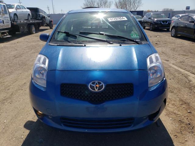 JTDJT923475101434 - 2007 TOYOTA YARIS BLUE photo 5