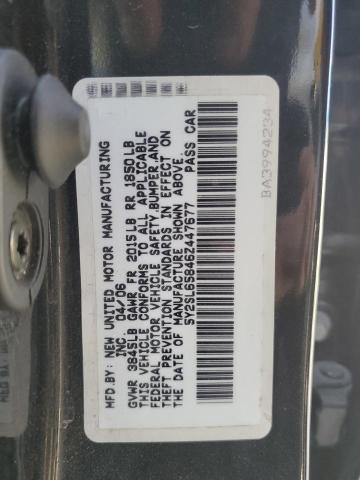 5Y2SL65846Z447677 - 2006 PONTIAC VIBE BLACK photo 12