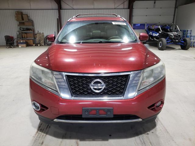 5N1AR2MM8EC692626 - 2014 NISSAN PATHFINDER S RED photo 5