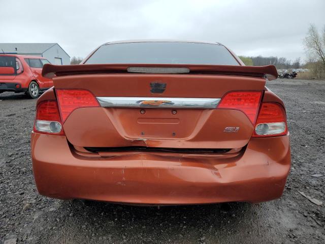 2HGFA55569H703797 - 2009 HONDA CIVIC SI ORANGE photo 6