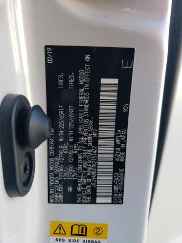 JTJYARBZ7K2151437 - 2019 LEXUS NX 300 BASE 白色 照片 12