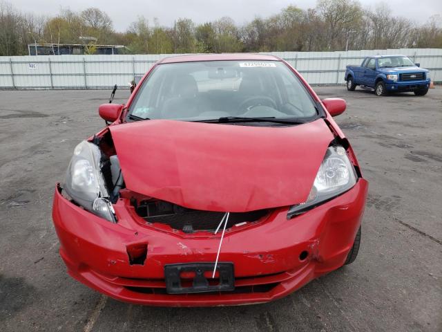 JHMGE8G36CS002664 - 2012 HONDA FIT RED photo 5