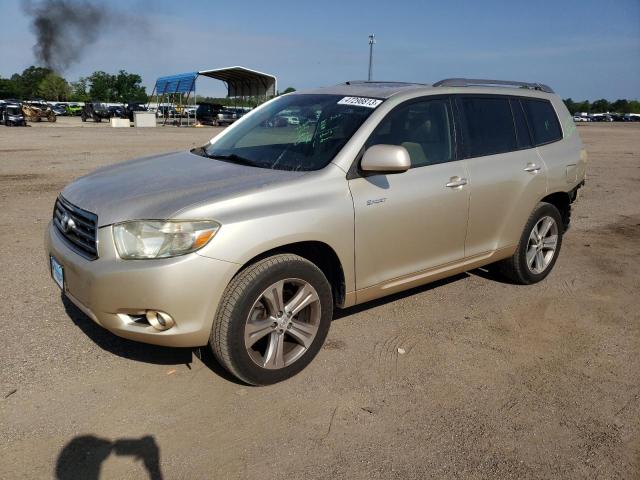 JTEES43A692124959 - 2009 TOYOTA HIGHLANDER SPORT TAN photo 1