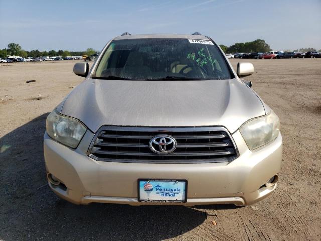 JTEES43A692124959 - 2009 TOYOTA HIGHLANDER SPORT TAN photo 5