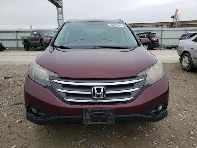 5J6RM4H76DL015766 - 2013 HONDA CR-V EXL MAROON photo 5