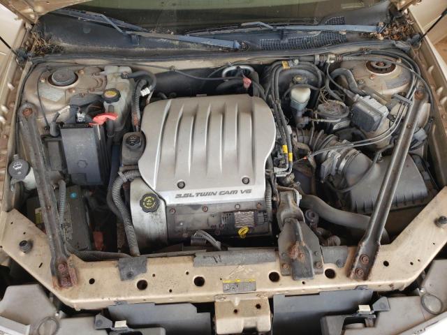 1G3WH52H82F130742 - 2002 OLDSMOBILE INTRIGUE GX GOLD photo 11