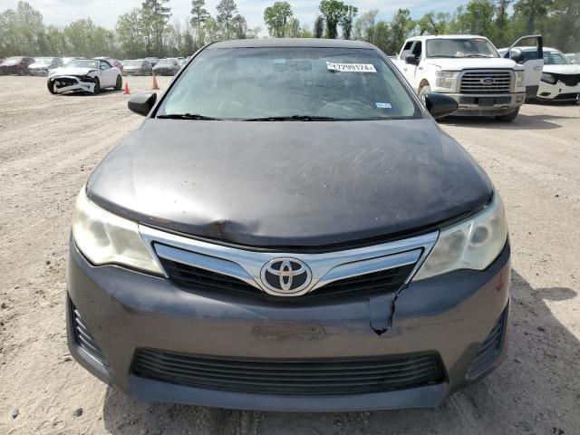 4T4BF1FK5CR169581 - 2012 TOYOTA CAMRY BASE GRAY photo 5