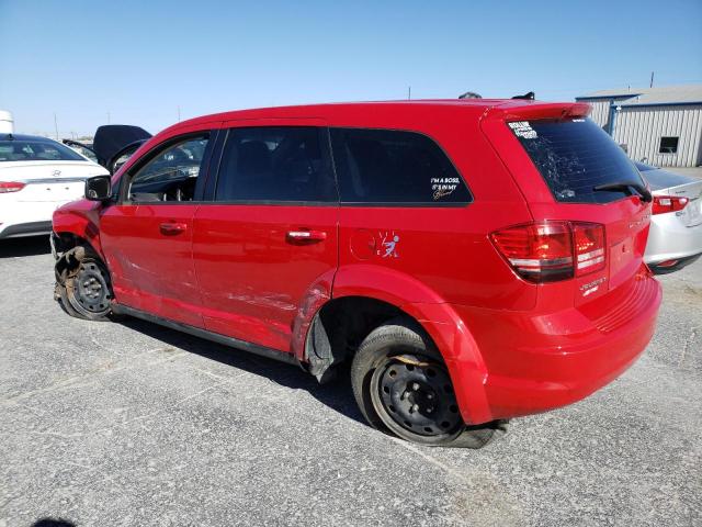 3C4PDCAB6DT728791 - 2013 DODGE JOURNEY SE RED photo 2