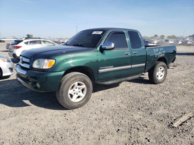 5TBRT34163S396366 - 2003 TOYOTA TUNDRA ACCESS CAB SR5 GREEN photo 1