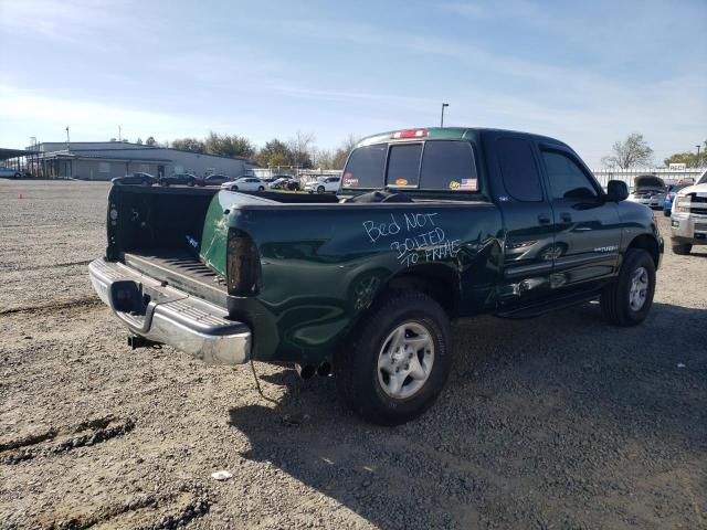 5TBRT34163S396366 - 2003 TOYOTA TUNDRA ACCESS CAB SR5 GREEN photo 3