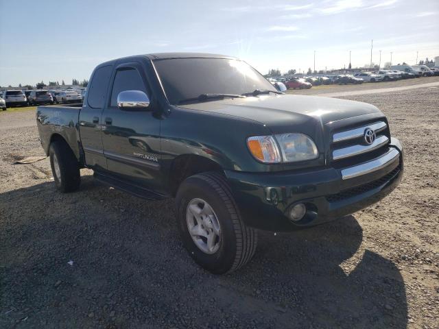 5TBRT34163S396366 - 2003 TOYOTA TUNDRA ACCESS CAB SR5 GREEN photo 4