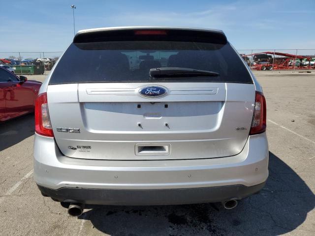 2FMDK3JC7EBB53823 - 2014 FORD EDGE SEL SILVER photo 6