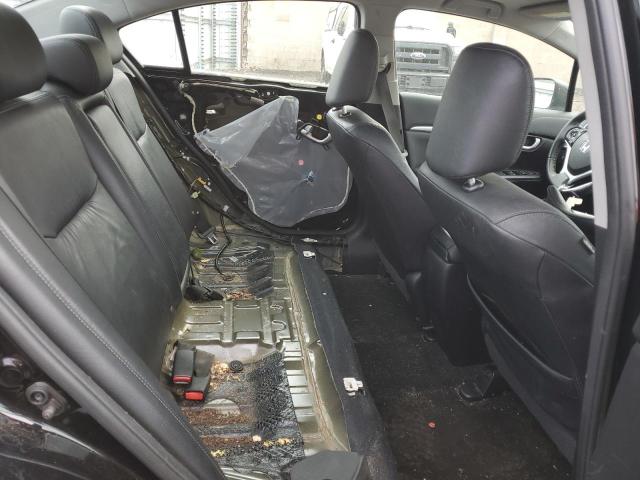 2HGFB2F93FH508989 - 2015 HONDA CIVIC EXL შავი ფოტო 10