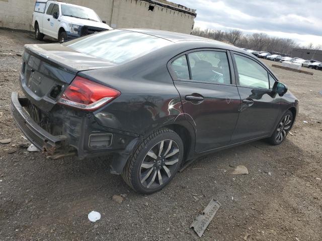 2HGFB2F93FH508989 - 2015 HONDA CIVIC EXL შავი ფოტო 3