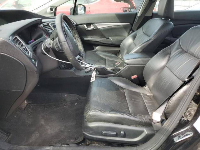 2HGFB2F93FH508989 - 2015 HONDA CIVIC EXL შავი ფოტო 7