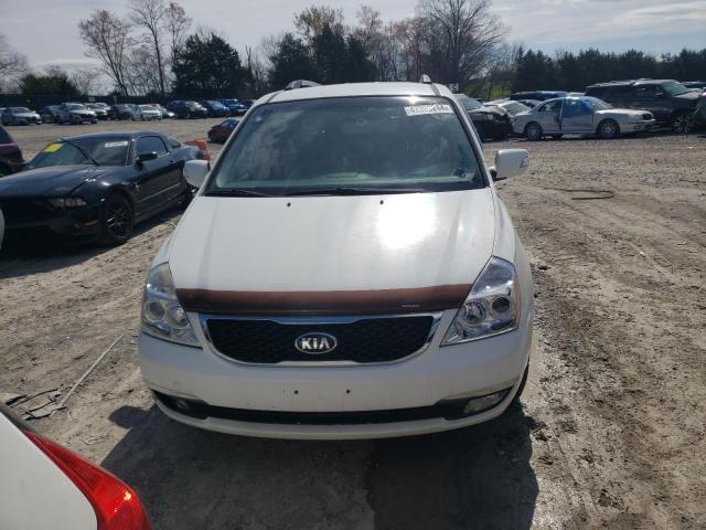 KNDMG4C79E6580947 - 2014 KIA SEDONA LX WHITE photo 5