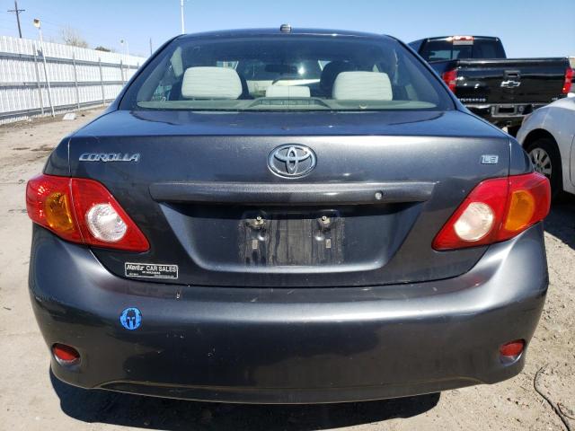 1NXBU40E29Z078345 - 2009 TOYOTA COROLLA BASE CHARCOAL photo 6