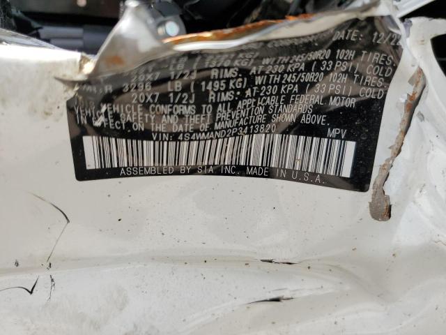 4S4WMAND2P3413820 - 2023 SUBARU ASCENT LIMITED WHITE photo 14