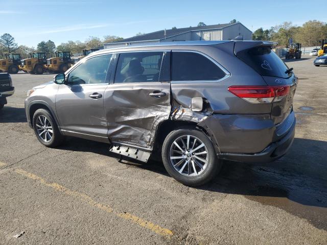 5TDKZRFH6JS547191 - 2018 TOYOTA HIGHLANDER SE CHARCOAL photo 2