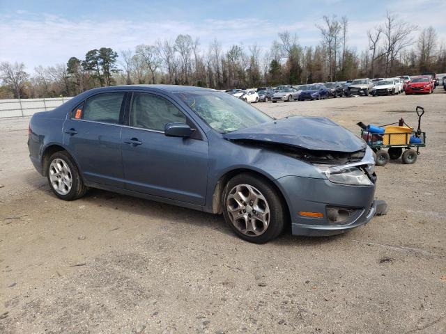 3FAHP0HA4BR271874 - 2011 FORD FUSION SE BLUE photo 4