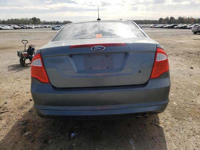 3FAHP0HA4BR271874 - 2011 FORD FUSION SE BLUE photo 6