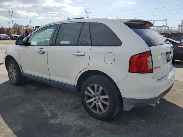 2FMDK3JC8BBB61442 - 2011 FORD EDGE SEL WHITE photo 2