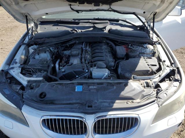 WBANU53518CT16769 - 2008 BMW 528 I WHITE photo 11