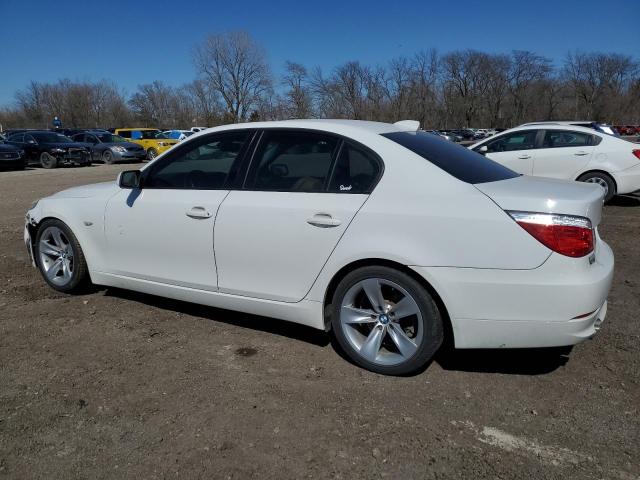 WBANU53518CT16769 - 2008 BMW 528 I WHITE photo 2