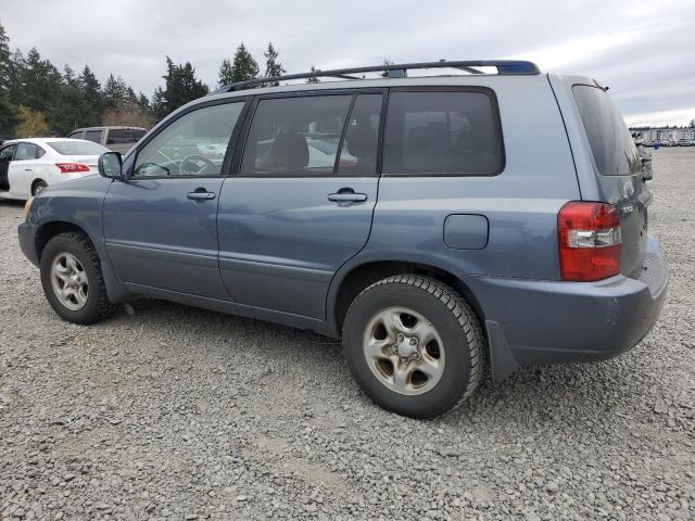 JTEDD21A360147720 - 2006 TOYOTA HIGHLANDER BLUE photo 2