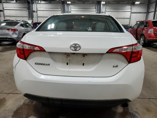 5YFBURHE3EP089271 - 2014 TOYOTA COROLLA L WHITE photo 6