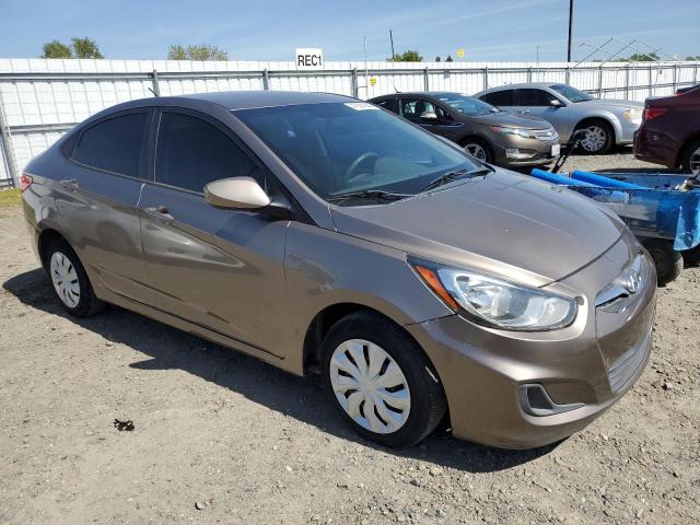 KMHCT4AE3EU744175 - 2014 HYUNDAI ACCENT GLS GRAY photo 4