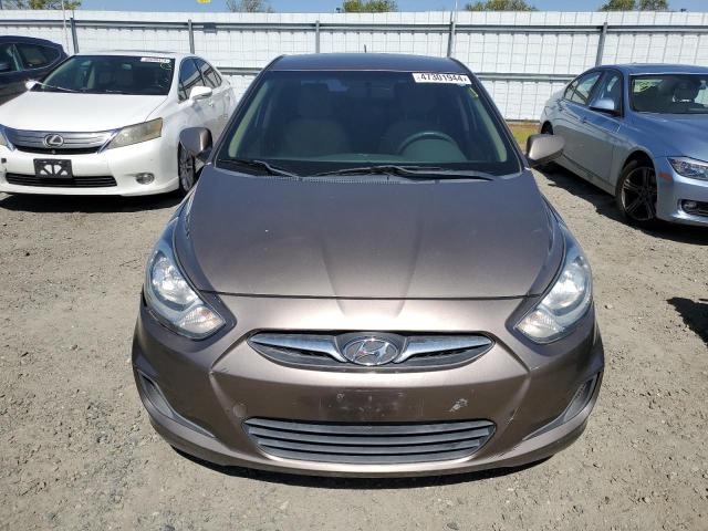 KMHCT4AE3EU744175 - 2014 HYUNDAI ACCENT GLS GRAY photo 5