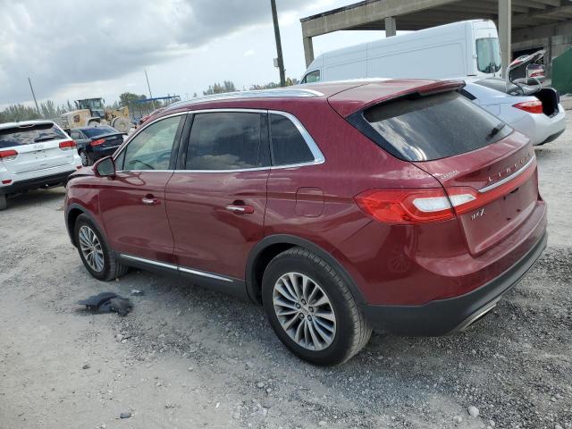 2LMTJ6KR8GBL48761 - 2016 LINCOLN MKX SELECT RED photo 2