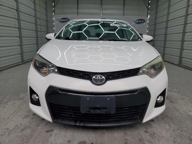 2T1BURHE4FC243701 - 2015 TOYOTA COROLLA L WHITE photo 5