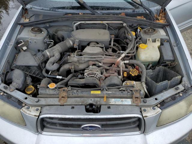 JF1SG65655H732188 - 2005 SUBARU FORESTER 2.5XS ვერცხლისფერი ფოტო 11