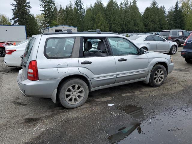 JF1SG65655H732188 - 2005 SUBARU FORESTER 2.5XS SILVER photo 3