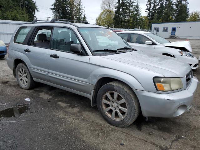 JF1SG65655H732188 - 2005 SUBARU FORESTER 2.5XS SILVER photo 4