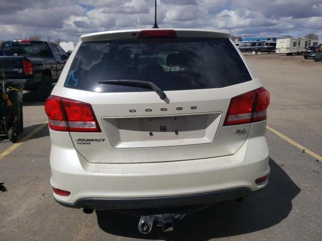 3C4PDDEG7DT642899 - 2013 DODGE JOURNEY R/T WHITE photo 6