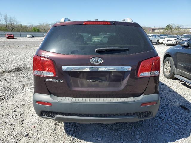 5XYKT4A23CG253254 - 2012 KIA SORENTO BASE PURPLE photo 6