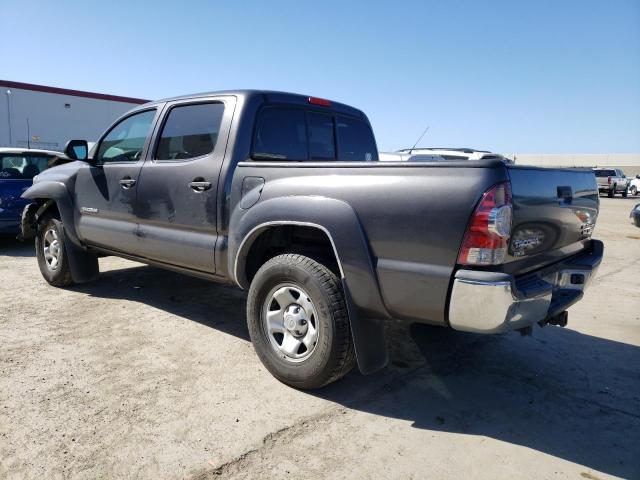 5TFJU4GNXDX049351 - 2013 TOYOTA TACOMA DOUBLE CAB PRERUNNER GRAY photo 2