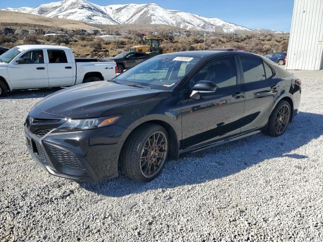 4T1G11AK2PU100861 - 2023 TOYOTA CAMRY SE NIGHT SHADE BLACK photo 1